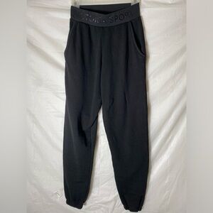 Victoria’s Secret SPORT black, high waisted joggers Sz XS